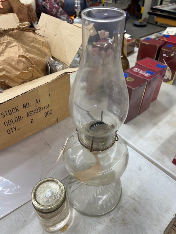 Clear Glass Oil Lamp - Lamp Fuel