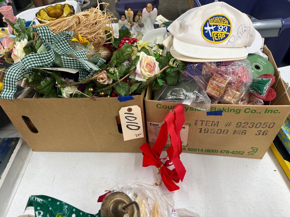 Faux Greenery - Signed Vintage Hats - Ribbon & More