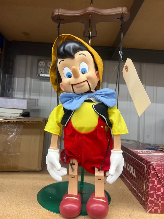 Pinocchio Ventriloquist Doll