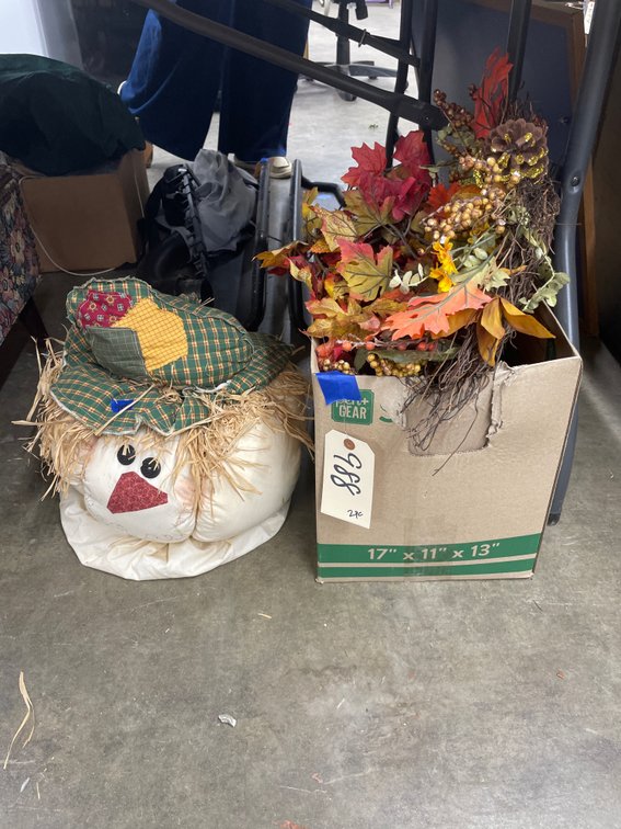 Fall Wreath & Floral Picks - Scarecrow Head