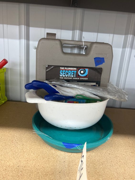 Colander - Plastic Plate - Fishing Tackle - Plumber's Secret