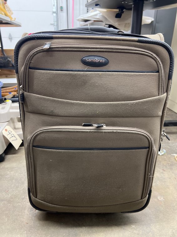 Samsonite Luggage w/Books and More