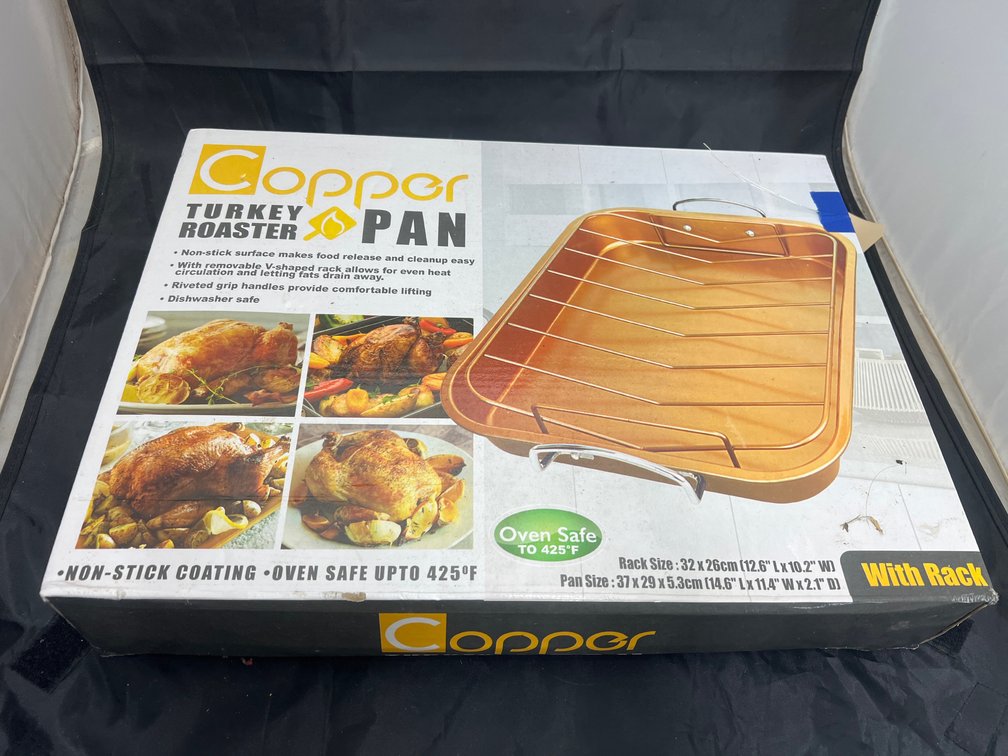 Copper Turkey Roaster Pan