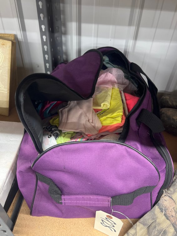 Duffle Bag w/Baby Clothes