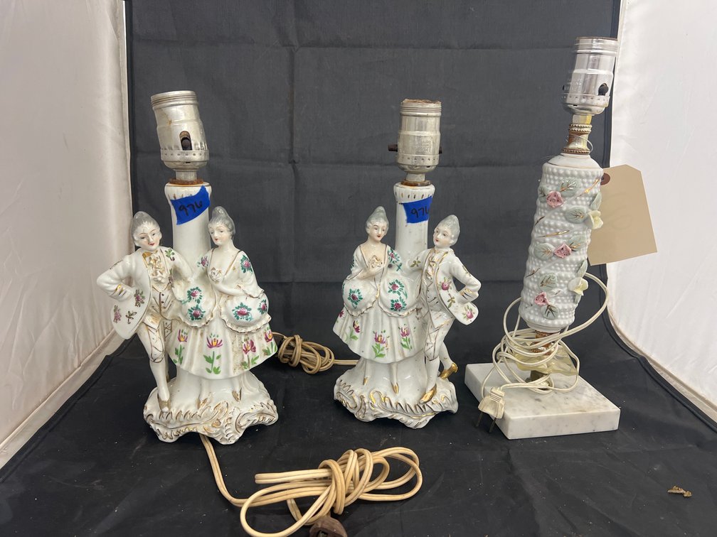 3 Pcs- Assorted Table Lamps