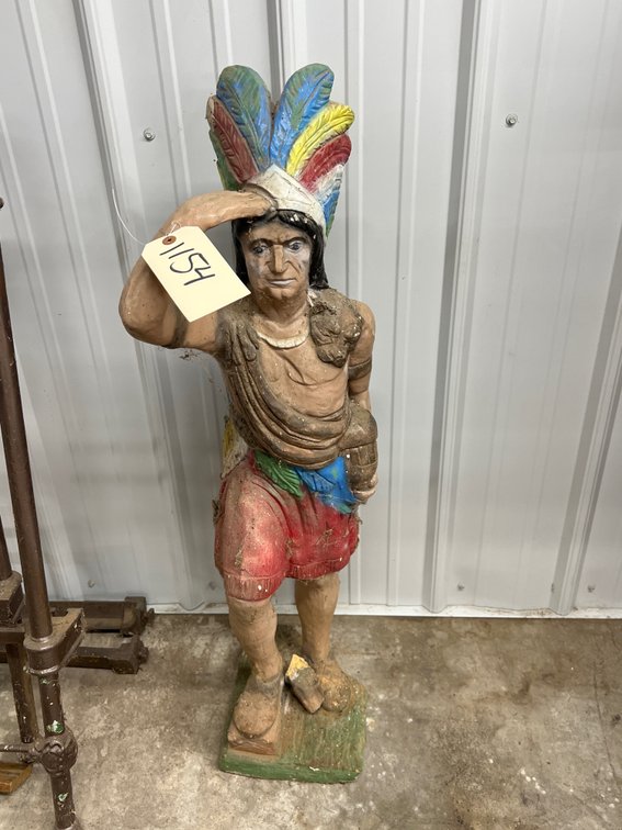 Native American Statue 39in - AS IS