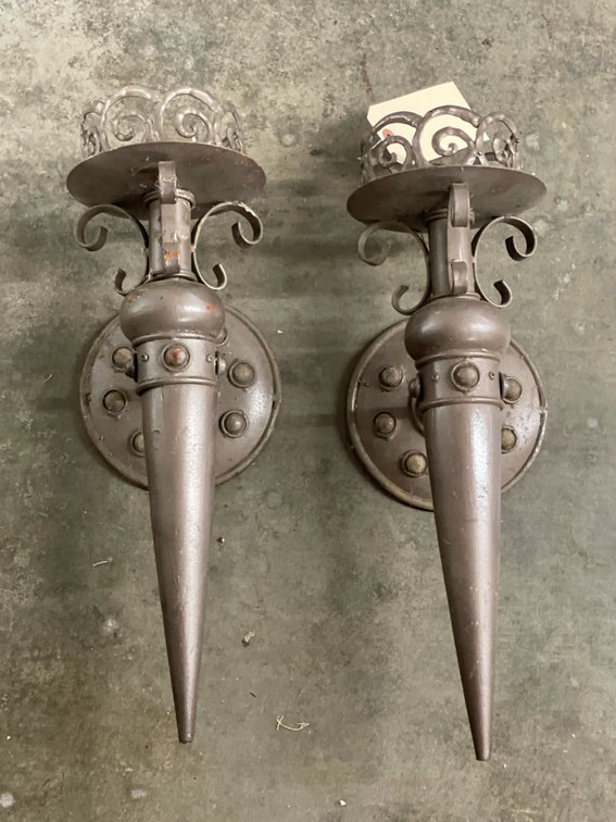 2pc - Wall Candle Sconces