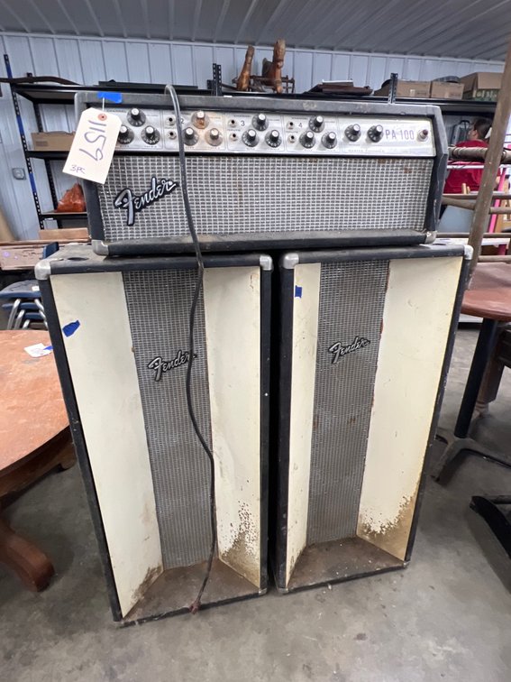 3pc - Fender Speakers & Master Controls