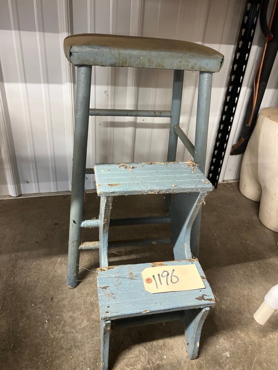 Wooden Step Stool - AS IS