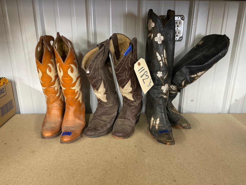 3pc - Womens Boots - AS IS - Size 6B