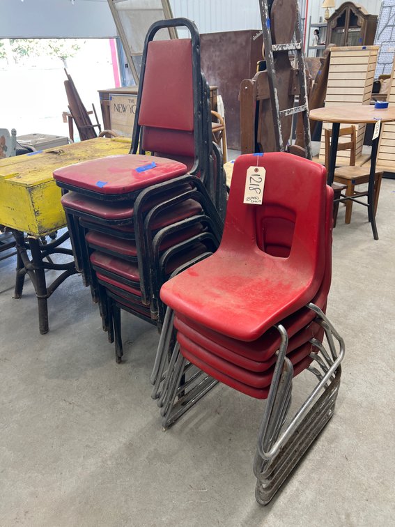 12 pc - Metal Chairs