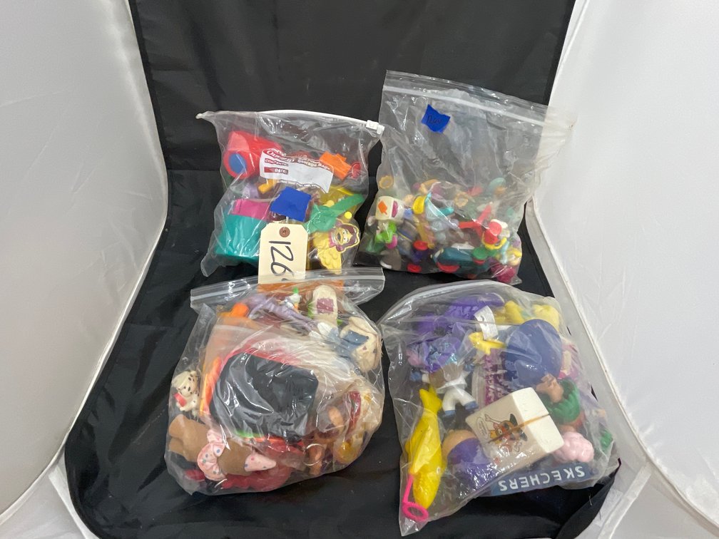4 Bags of Vintage Toys