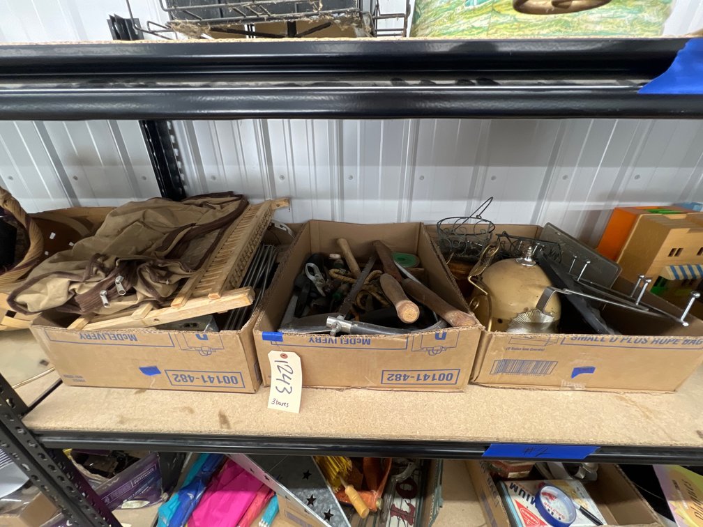 3 Boxes - Peg Hooks, Coat Racks, License Plate & More
