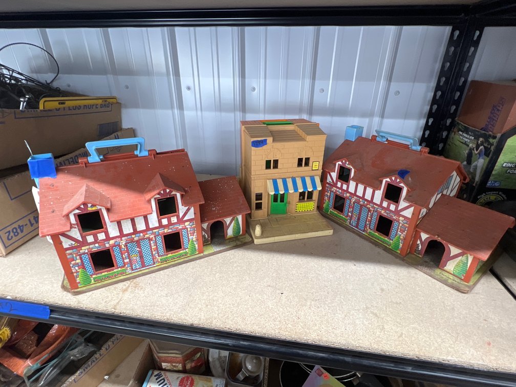 3pc - Fisher Price & Play School Doll Houses - AS IS