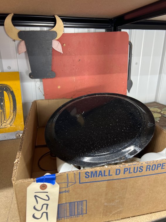 Wooden Cow Sign, Tray, Mugs & More