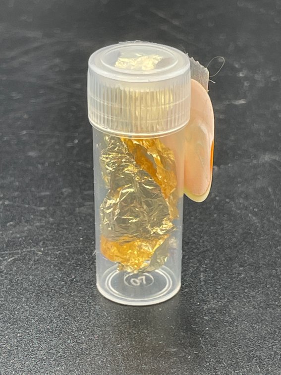 Vial of Gold Flakes