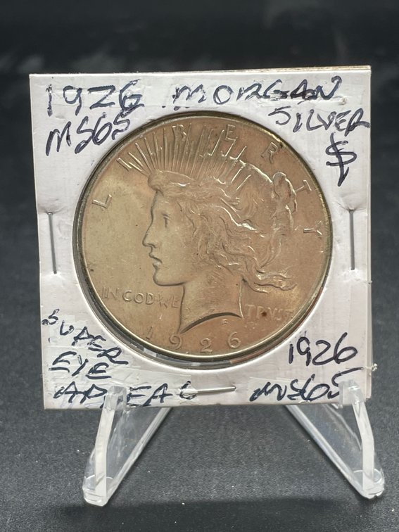 1926 Peace Silver Dollar Super Eye Appeal MS65+