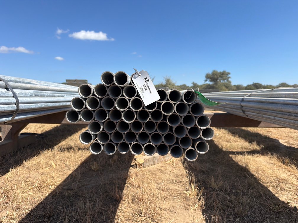 1.66" OD x .109" Wall Galvanized Round Pipe - 56 pcs - 21' Lengths
