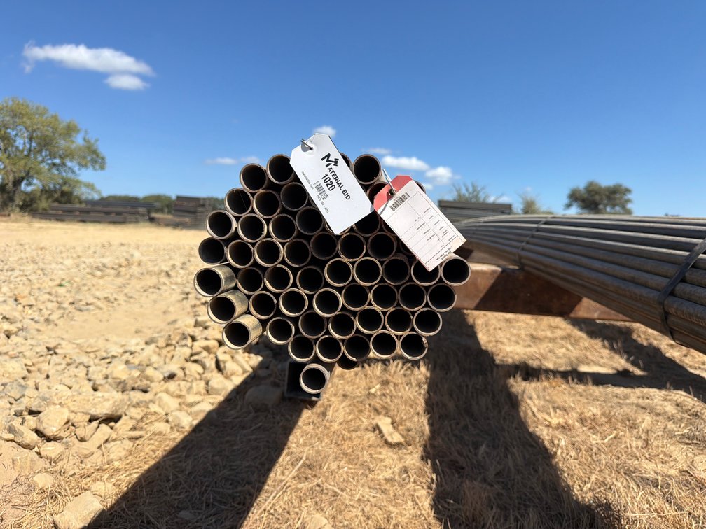 1.25" OD x .083" Wall Round Pipe - 64 pcs - 19' Lengths