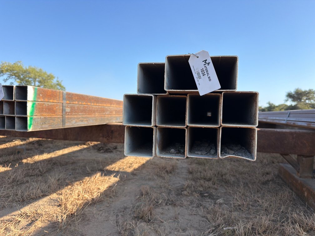 3.5" x 3.5" x .120" Square Tube - 11 pcs - 20' Lengths