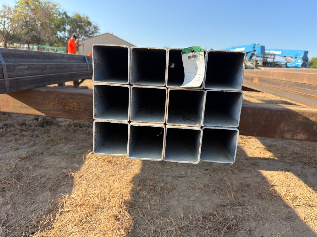 3.5" x 3.5" x .120" Square Tube - 12 pcs - 18' Lengths