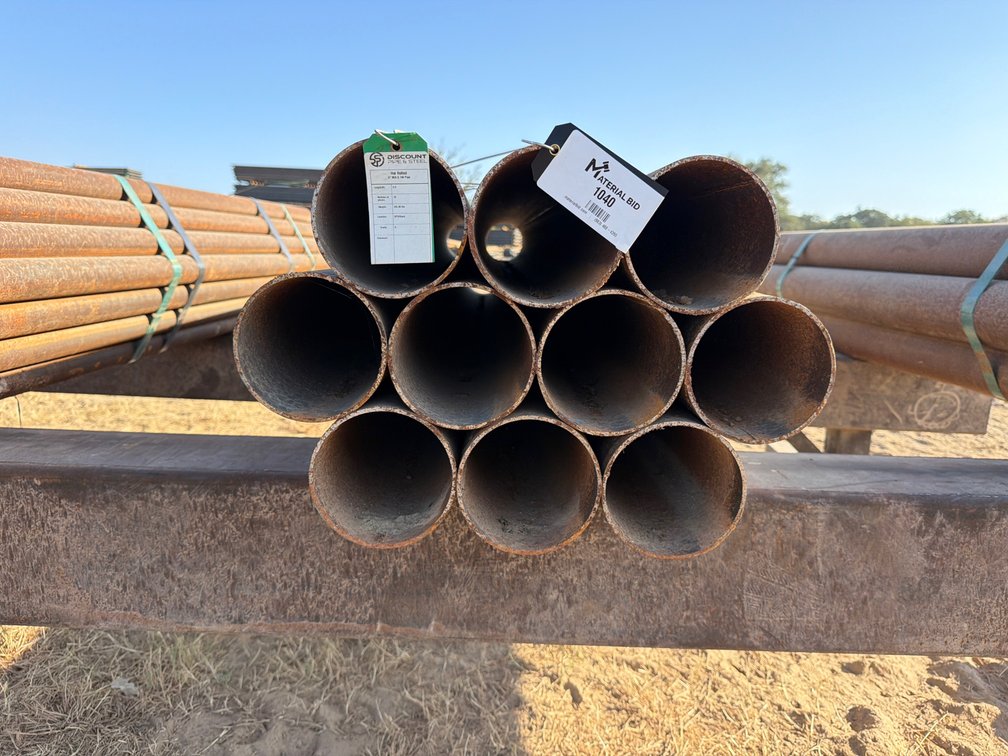 5" OD x .148" Wall Round Pipe - 10 pcs - 6' Lengths