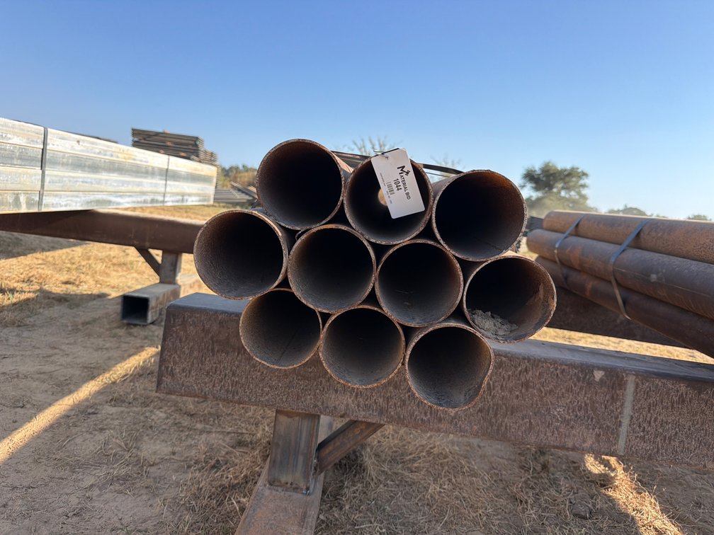5" OD x .148" Wall Round Pipe - 10 pcs - 8' Lengths