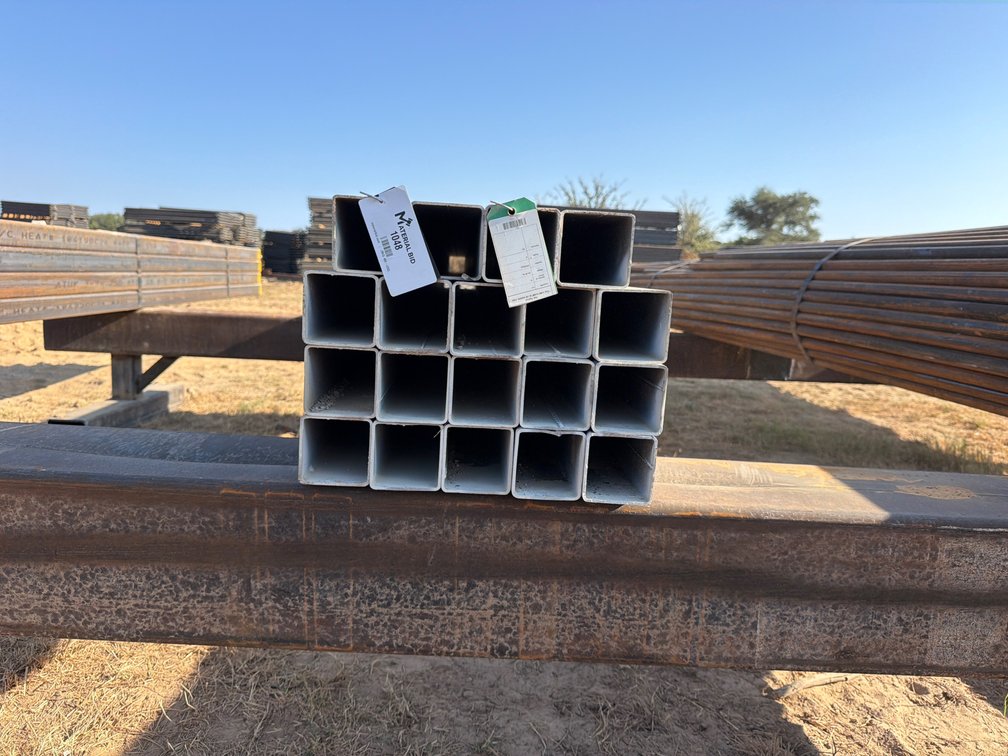 3" x 3" x .120" Square Tube - 19 pcs - 9' Lengths