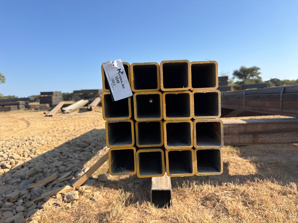 3" x 3" x .250" Square Tube - 16 pcs - 18' Lengths