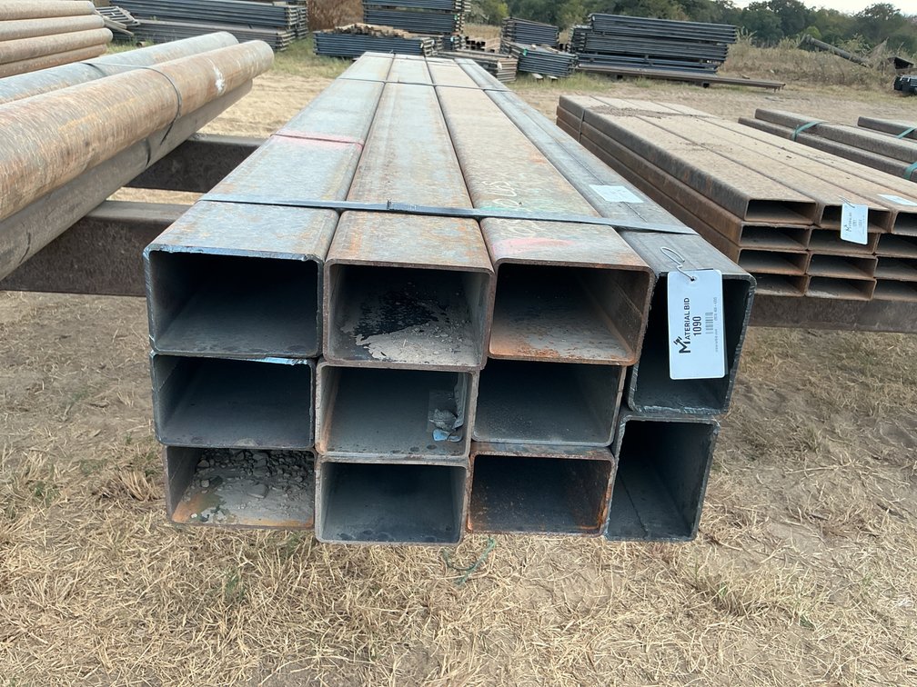 4" x 6" x .188" Wall Rectangular Tube - 11 pcs - 11'9" Lengths
