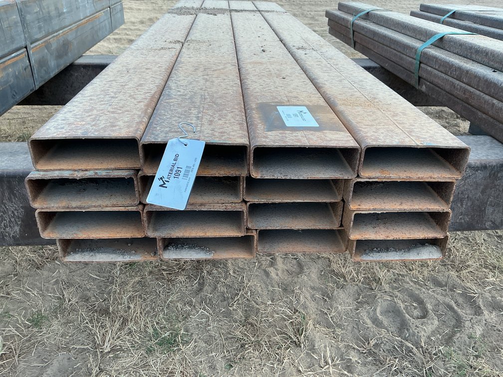 2" x 6" x .120" Wall Rectangular Tube - 16 pcs - 8' Lengths