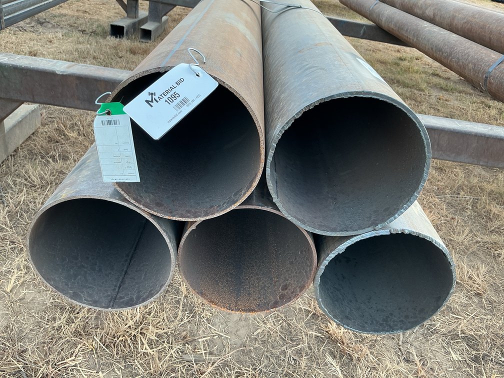 8.625" OD x .188" Wall Round Pipe - 5 pcs - 20' Lengths