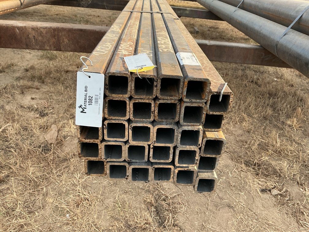 2" x 2" x .250" Square Tube - 30 pcs - 24' Lengths