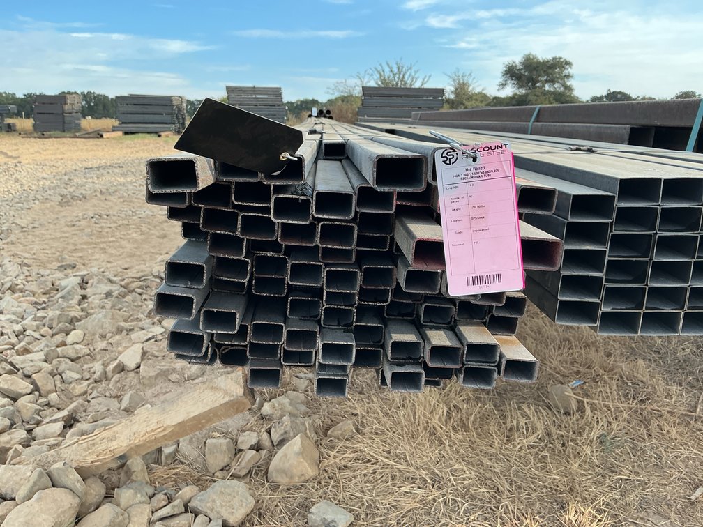 1" x 1.5" x .083" Wall Rectangular Tube - 97 pcs - 24' Lengths