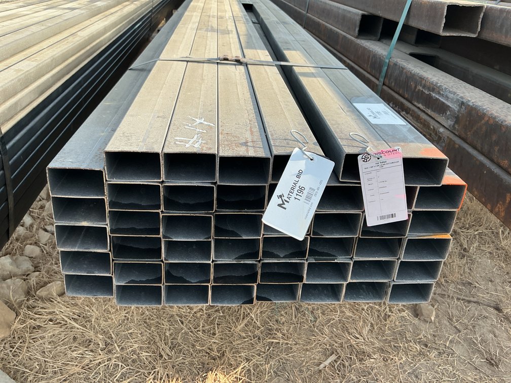 1.5" x 2.5" x .065" Wall Rectangular Tube - 47 pcs - 24' Lengths