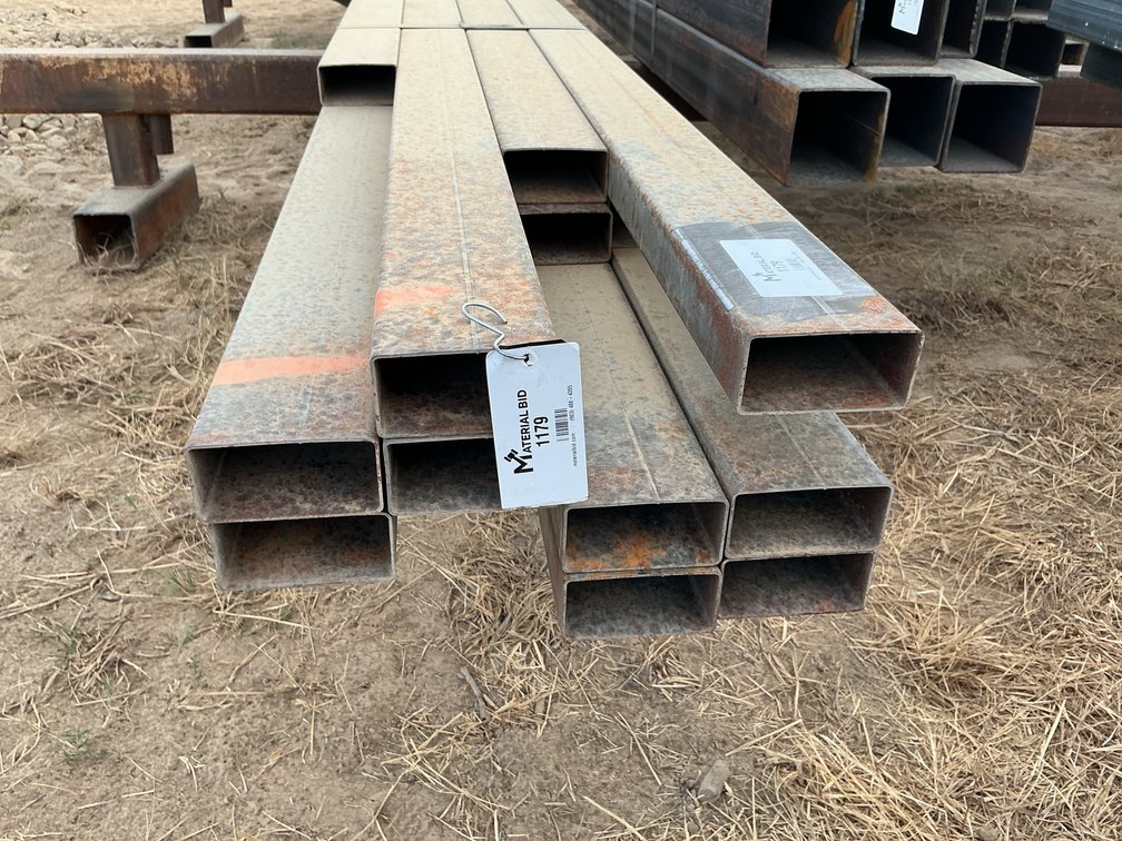 2" x 4" x .083" Wall Rectangular Tube - 16 pcs - Mixed 22'-25'6" Lengths