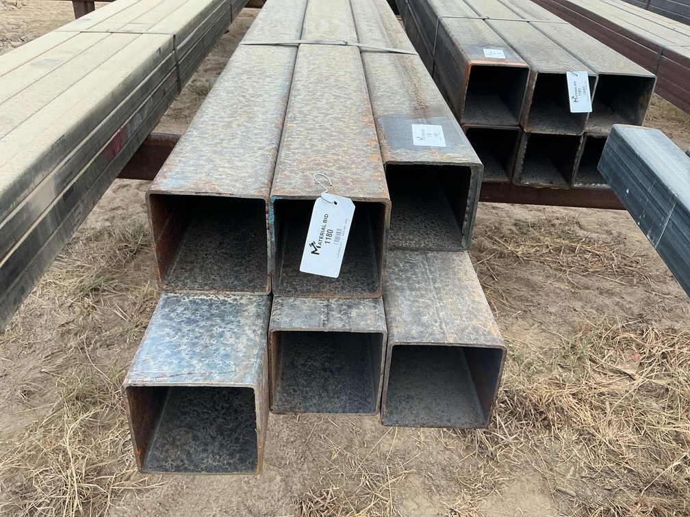 6" x 6" x .188" Square Tube - 6 pcs - 18' Lengths