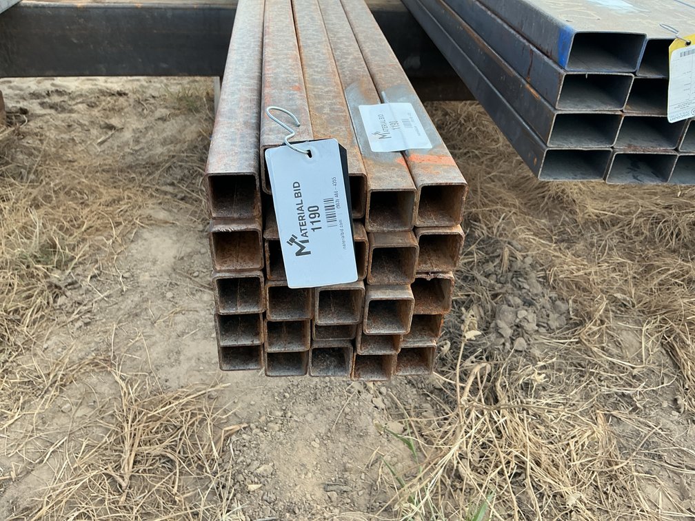 1.5" x 1.5" x .065" Square Tube - 25 pcs - 24' Lengths
