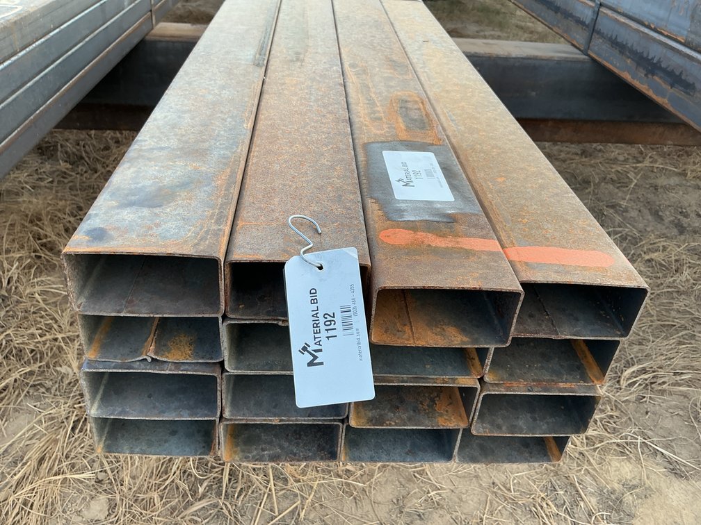 2" x 4" x .083" Wall Rectangular Tube - 16 pcs - 22' Lengths