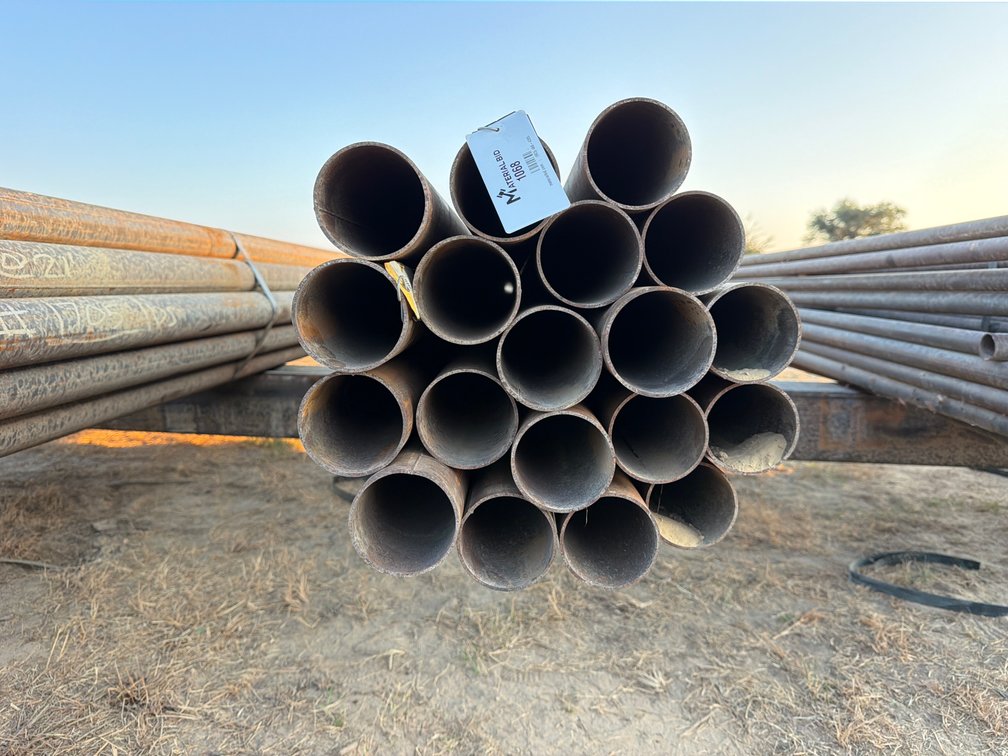 3 1/2" x .120" Round Pipe - 19 pcs - 21' Lengths