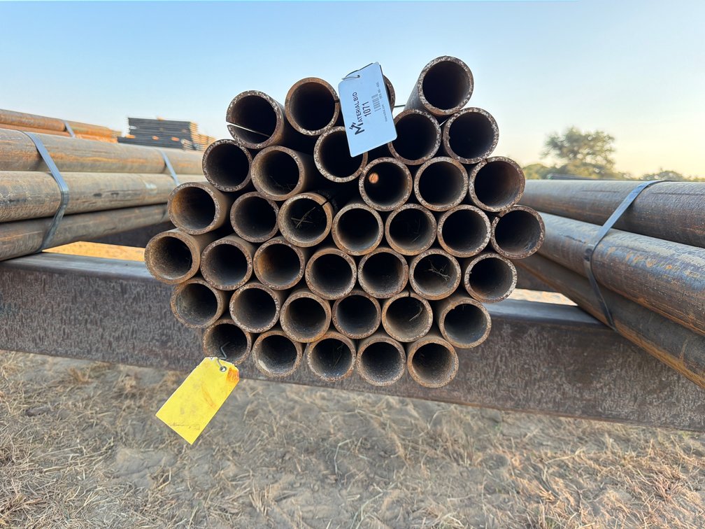 2 3/8" x .190" Round Pipe - 37 pcs - 8' Lengths