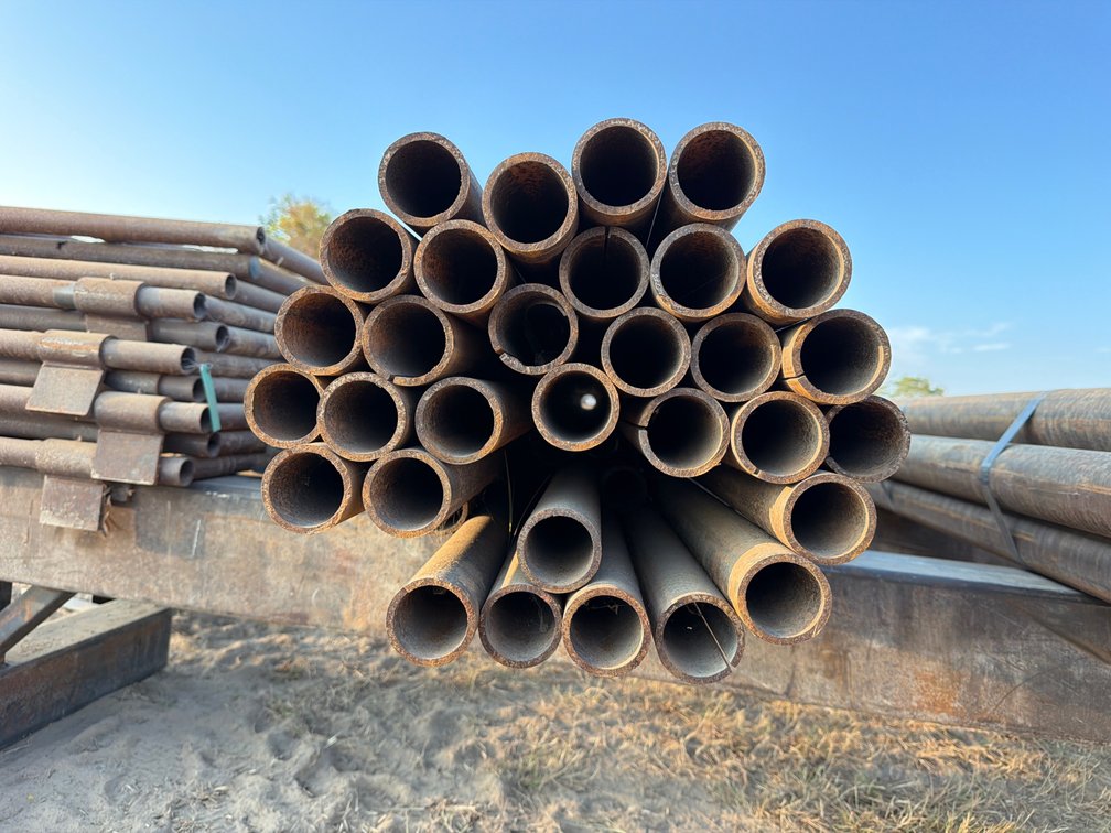2.375" OD x .190" Wall Round Pipe - 37 pcs - 6'6" Lengths