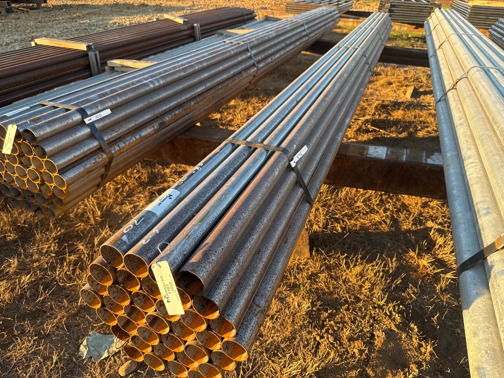 2.5" OD x .083" Wall Round Pipe - 37 pcs - 20' Lengths