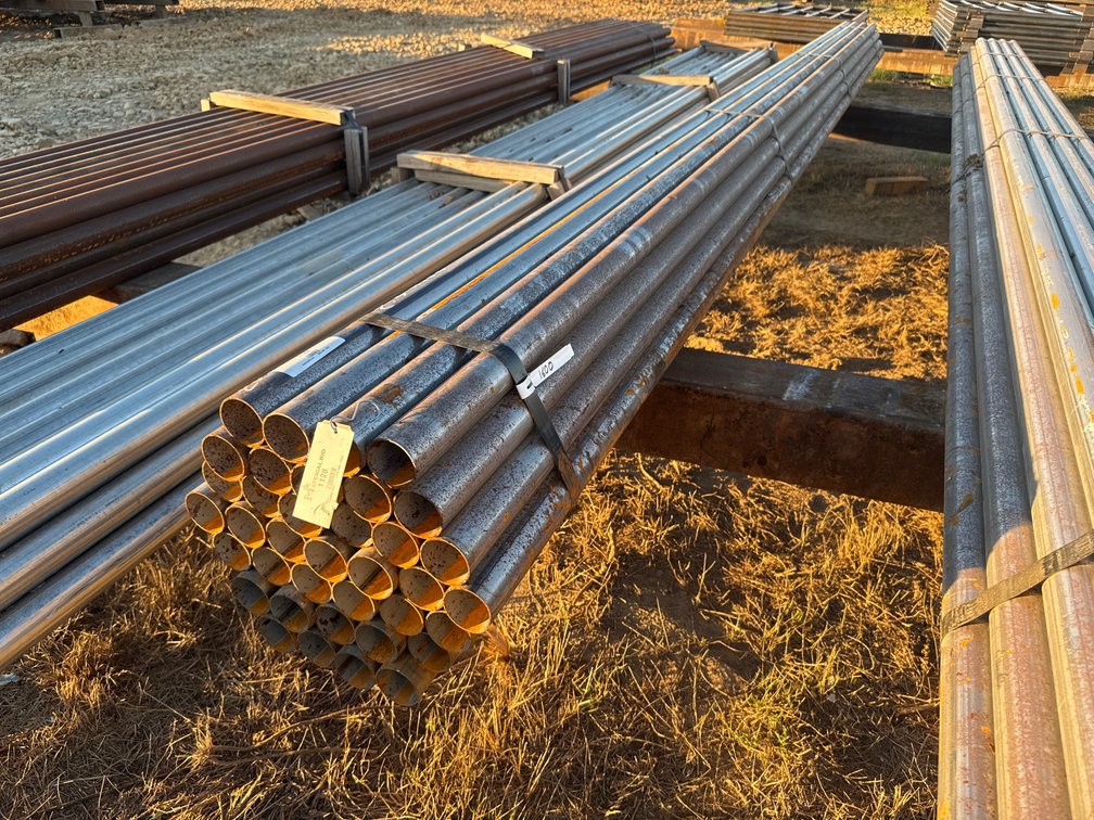 2.5" OD x .083" Wall Round Pipe - 37 pcs - 20' Lengths