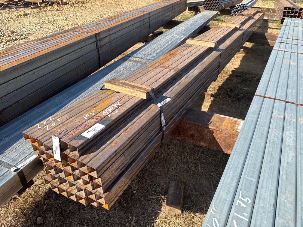 2" x 2" x .083" Square Tube - 48 pcs - 20' Lengths
