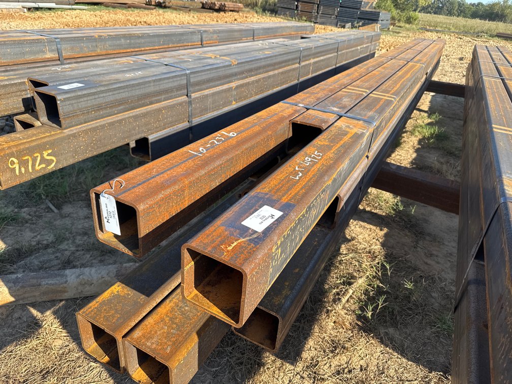 6" x 6" x .375" Square Tube - 9-10 pcs - Mixed 10'-23' Lengths