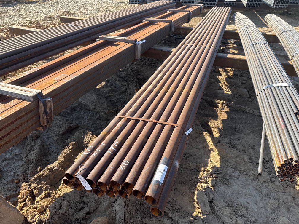 2.5" OD x .120" Wall Round Pipe - 17 pcs - 22'4" Lengths