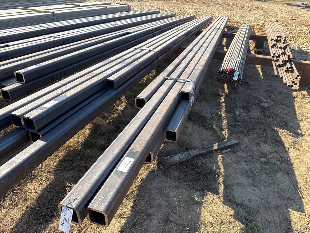 4" x 4" x .500" Square Tube - 8 pcs - Mixed 24'-35' Lengths