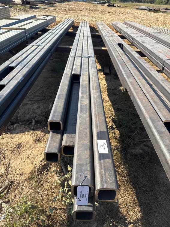 4" x 4" x .500" Square Tube - 8 pcs - Mixed 27'-34' Lengths