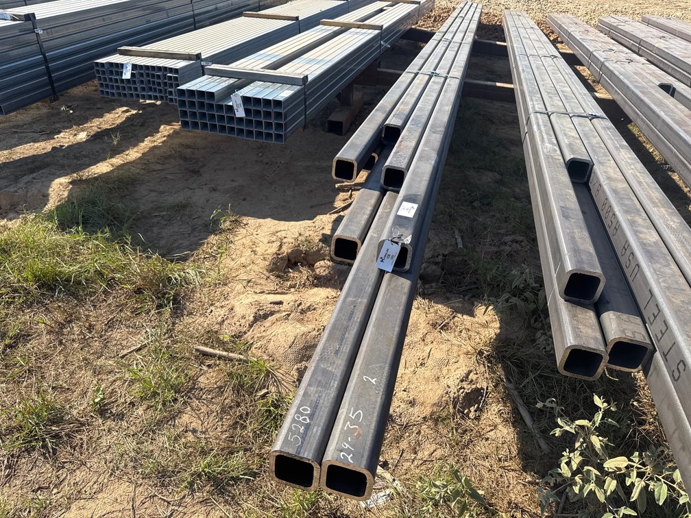 4" x 4" x .500" Square Tube - 8 pcs - Mixed 29'-35' Lengths